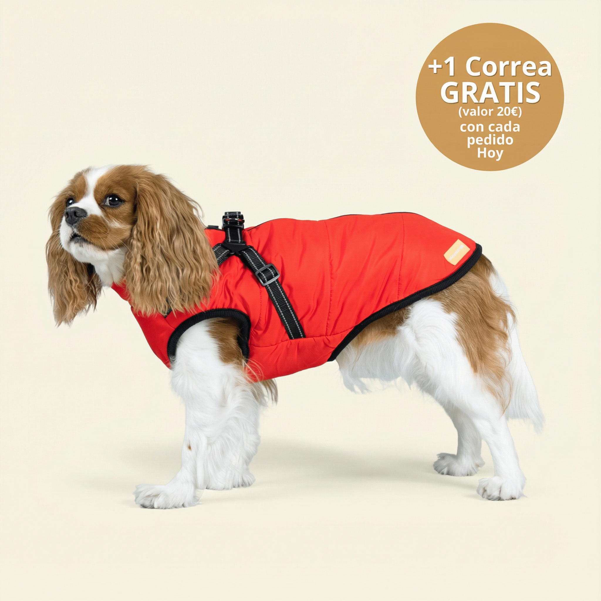 PeludiCoat™  - Abrigo 3 en 1 con Arnés Integrado