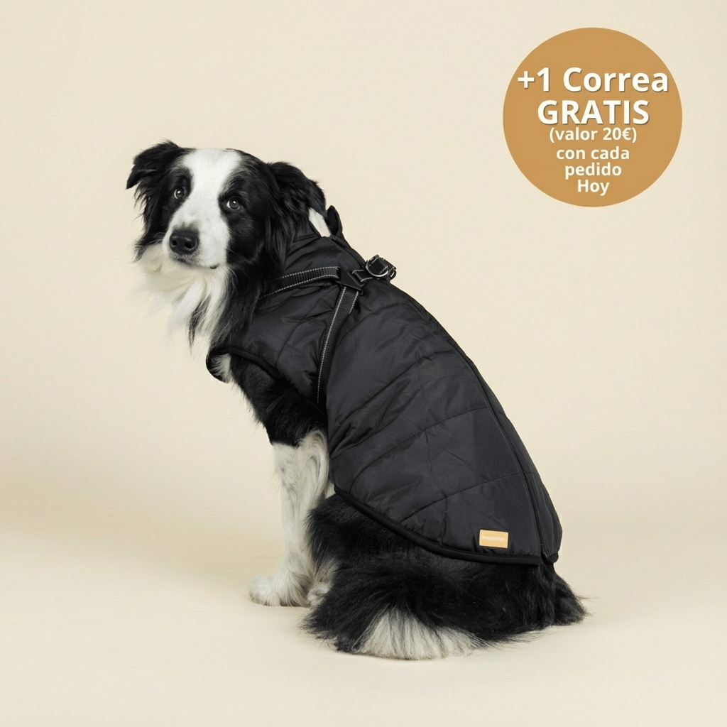 PeludiCoat™  - Abrigo 3 en 1 con Arnés Integrado