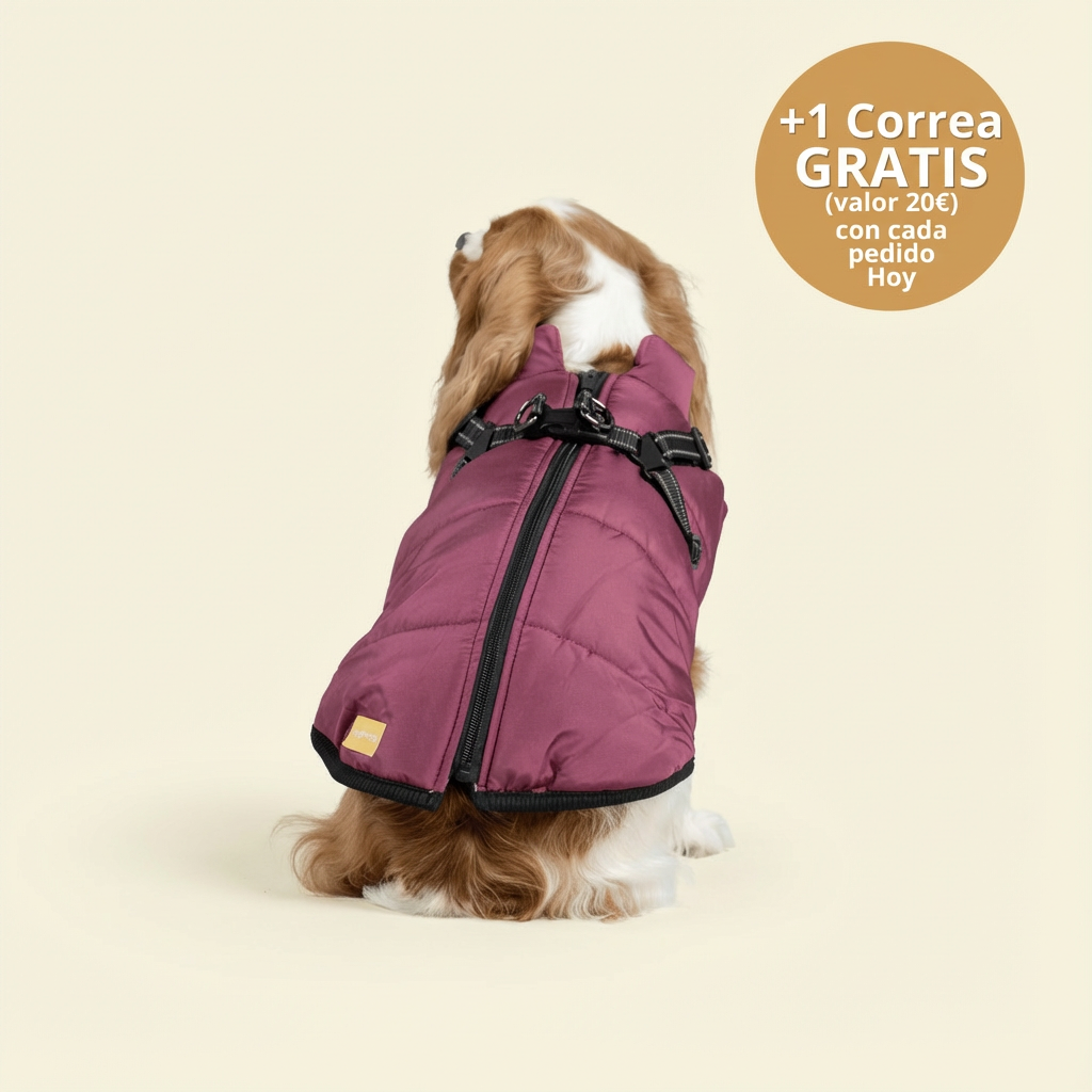 PeludiCoat™  - Abrigo 3 en 1 con Arnés Integrado