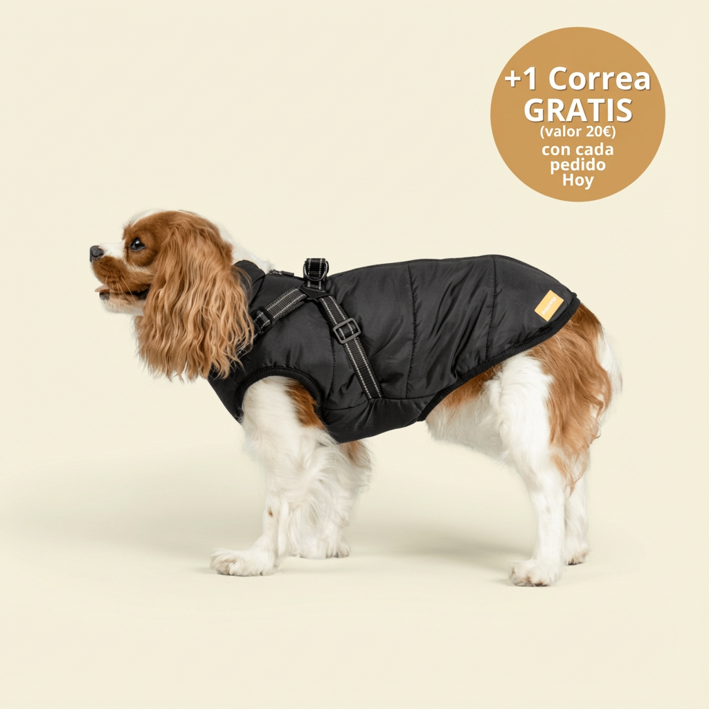 PeludiCoat™  - Abrigo 3 en 1 con Arnés Integrado