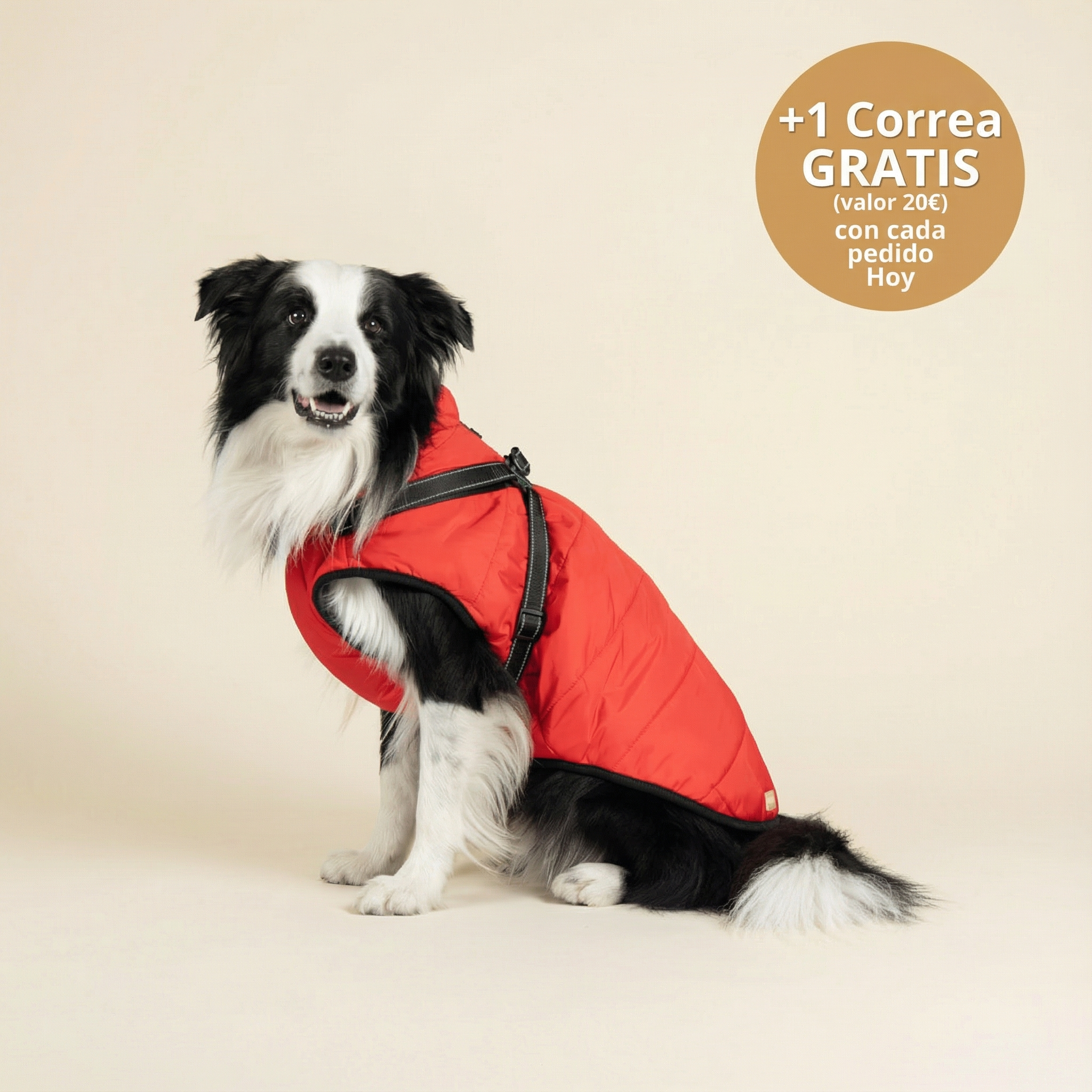 PeludiCoat™  - Abrigo 3 en 1 con Arnés Integrado